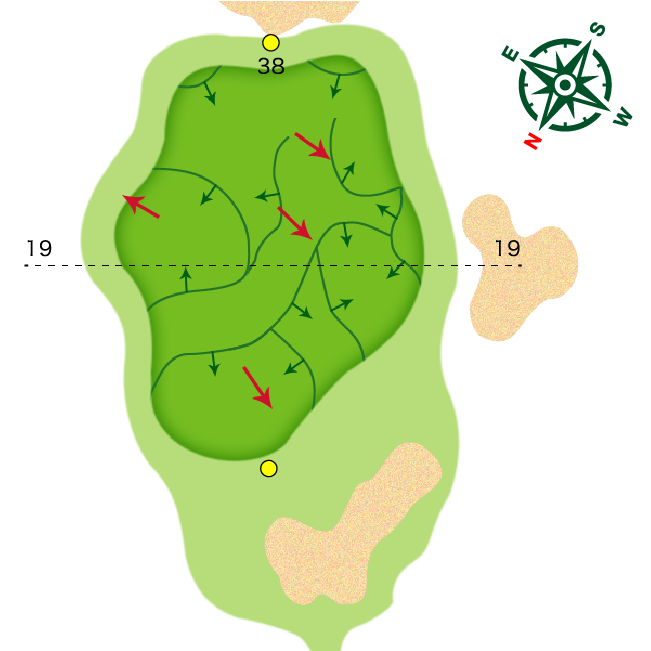 ゴルフコース7ホール・拡大MAP
