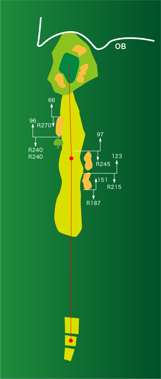 ゴルフコース17ホール・全景MAP